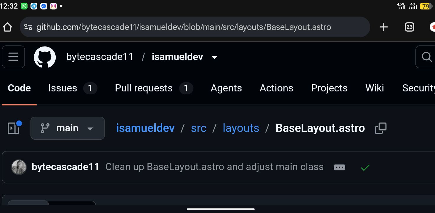 Browser address bar showing the github.dev URL with file tree open